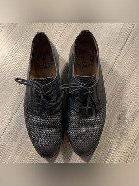 Seal of Sutro San Francisco Black VTG. Weaved leather size 6.5